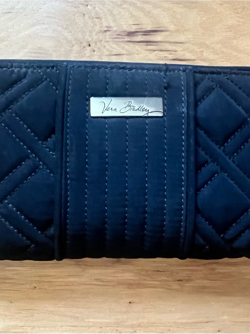 Vera Bradley Black Quilted Wallet